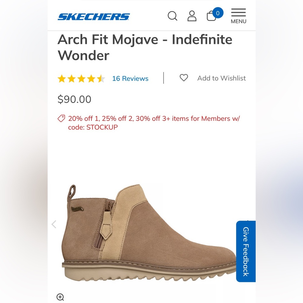 Skechers Arch Fit Mojave-Indefinate Ankle Boots - Picture 2 of 14